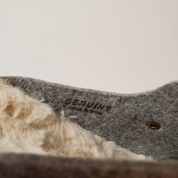 GENUINS Helsinki Felt Clog in Light Gray - Picture 10 of 11